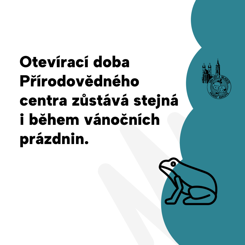 Přírodovědné centrum o vánočních prázdninách - otevřeno jako obvykle