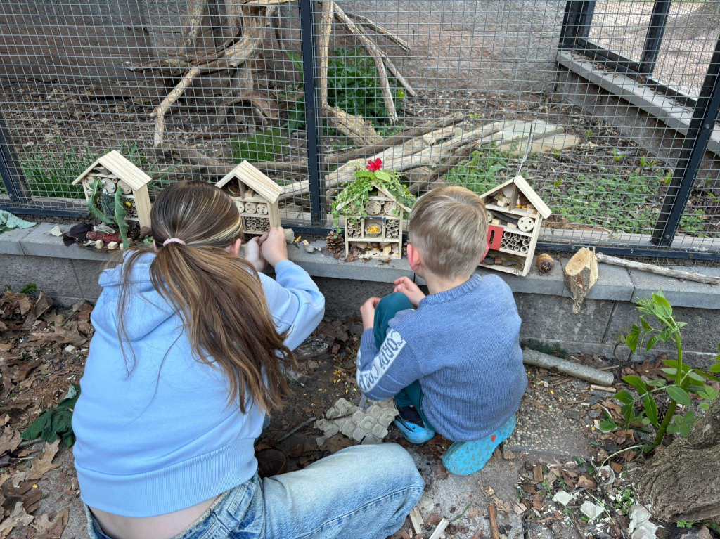Den Země v Přírodovědném centru: děti vyráběly hmyzí hotely