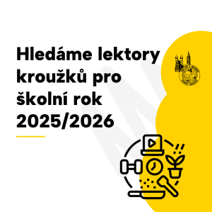 Hledáme lektory kroužků pro školní rok 2025/2026