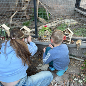 Den Země v Přírodovědném centru: děti vyráběly hmyzí hotely